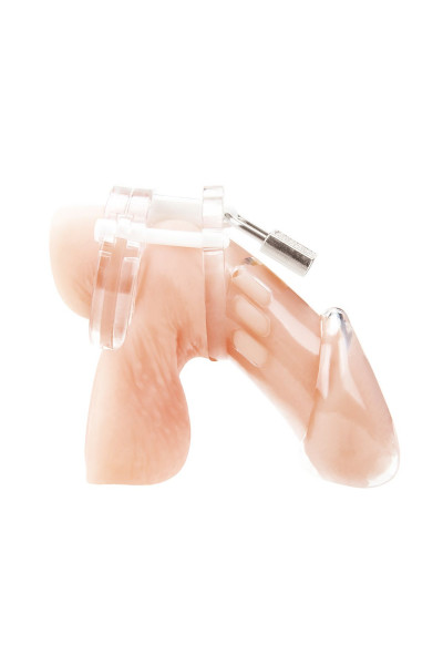Прозрачная клетка целомудрия Acrylic See-thru Chastity Cage Прозрачная клетка целомудрия Acrylic See-thru Chastity Cage