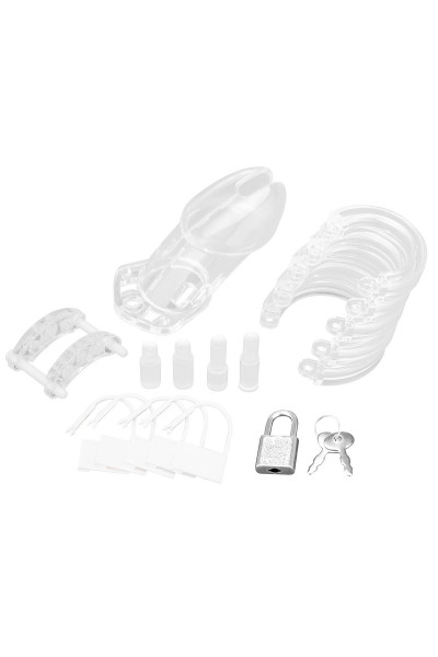 Прозрачная клетка целомудрия Acrylic See-thru Chastity Cage Прозрачная клетка целомудрия Acrylic See-thru Chastity Cage