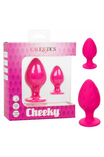 Набор из двух розовых анальных пробок Cheeky Набор из двух розовых анальных пробок Cheeky