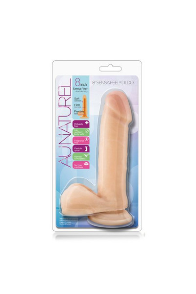 Телесный фаллоимитатор 8 Inch Sensa Feel Dildo - 20,3 см. Телесный фаллоимитатор 8 Inch Sensa Feel Dildo - 20,3 см.