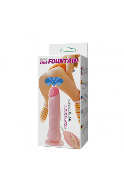 Фаллоимитатор-реалистик с имитацией семяизвержения Eros Fountain - 19,5 см. Фаллоимитатор-реалистик с имитацией семяизвержения Eros Fountain - 19,5 см.