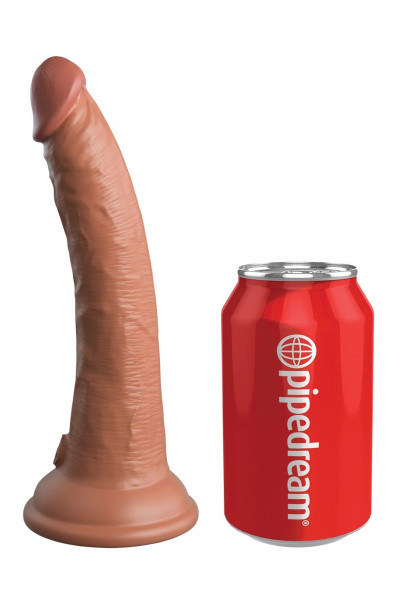 Кофейный фаллоимитатор 7 Silicone Dual Density Cock - 21 см. Кофейный фаллоимитатор 7 Silicone Dual Density Cock - 21 см.