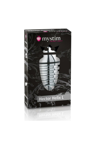 Анальный плаг для электростимуляции Hector Helix Buttplug L - 11,5 см. Анальный плаг для электростимуляции Hector Helix Buttplug L - 11,5 см.