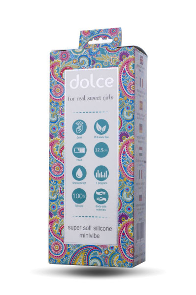 Голубой мини-вибратор Dolce Owen - 12,5 см. Голубой мини-вибратор Dolce Owen - 12,5 см.