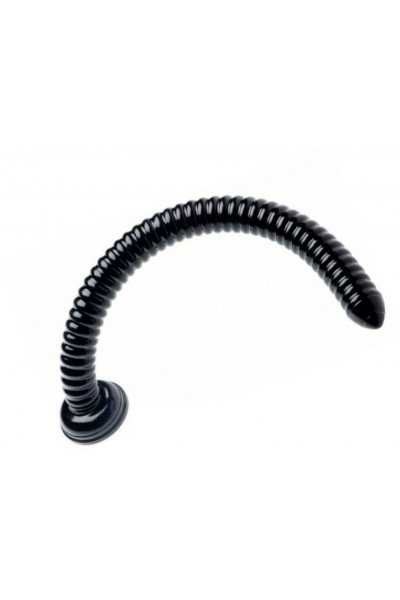 Черный анальный стимулятор-гигант Hosed Ribbed Anal Snake Dildo - 50,8 см. Черный анальный стимулятор-гигант Hosed Ribbed Anal Snake Dildo - 50,8 см.