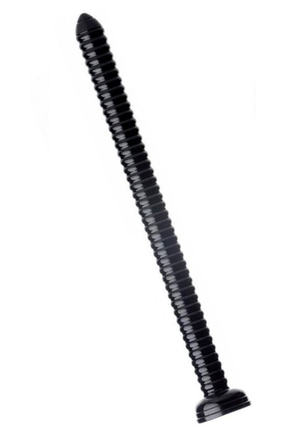 Черный анальный стимулятор-гигант Hosed Ribbed Anal Snake Dildo - 50,8 см. Черный анальный стимулятор-гигант Hosed Ribbed Anal Snake Dildo - 50,8 см.