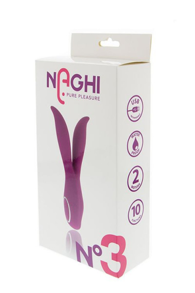 Сплит-вибратор NAGHI NO.3 - 18,5 см. Сплит-вибратор NAGHI NO.3 - 18,5 см.
