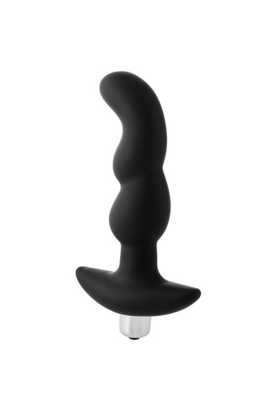 Черная вибропробка для простаты FantASStic Vibrating Prostate Plug - 14,5 см. Черная вибропробка для простаты FantASStic Vibrating Prostate Plug - 14,5 см.