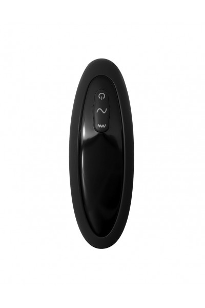 Чёрный вибромассажер простаты P-Motion Massager - 15,2 см. Чёрный вибромассажер простаты P-Motion Massager - 15,2 см.
