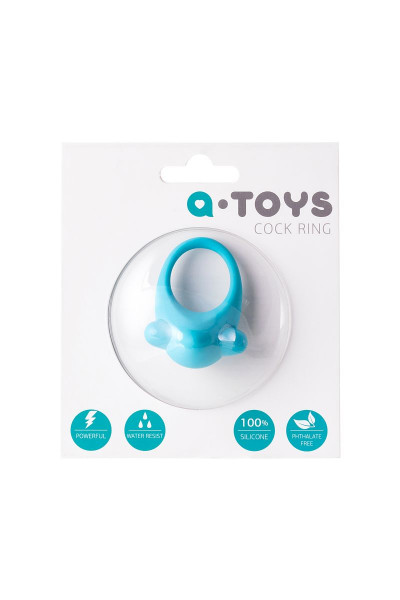 Голубое эрекционное силиконовое кольцо TOYFA A-Toys Голубое эрекционное силиконовое кольцо TOYFA A-Toys