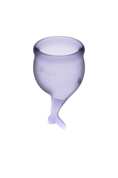 Набор фиолетовых менструальных чаш Feel secure Menstrual Cup Набор фиолетовых менструальных чаш Feel secure Menstrual Cup