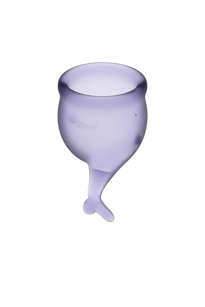 Набор фиолетовых менструальных чаш Feel secure Menstrual Cup Набор фиолетовых менструальных чаш Feel secure Menstrual Cup