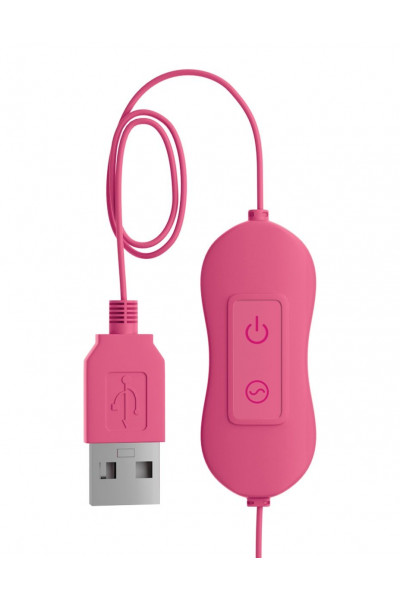 Розовая, работающая от USB вибропуля в форме кролика Cute Розовая, работающая от USB вибропуля в форме кролика Cute