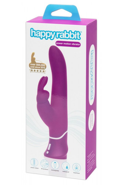 Лиловый вибратор Curve Thrusting Rechargeable Rabbit Vibrator - 24,1 см. Лиловый вибратор Curve Thrusting Rechargeable Rabbit Vibrator - 24,1 см.
