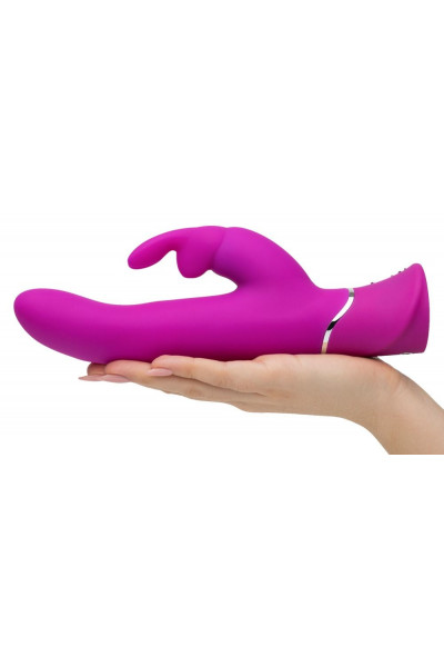 Лиловый вибратор Curve Thrusting Rechargeable Rabbit Vibrator - 24,1 см. Лиловый вибратор Curve Thrusting Rechargeable Rabbit Vibrator - 24,1 см.