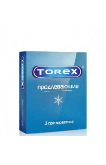 Презервативы Torex Продлевающие с пролонгирующим эффектом - 3 шт.
