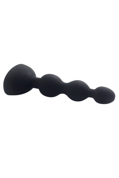 Черный анальный вибростимулятор Anal Beads S - 14,5 см. Черный анальный вибростимулятор Anal Beads S - 14,5 см.