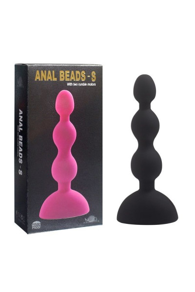 Черный анальный вибростимулятор Anal Beads S - 14,5 см. Черный анальный вибростимулятор Anal Beads S - 14,5 см.