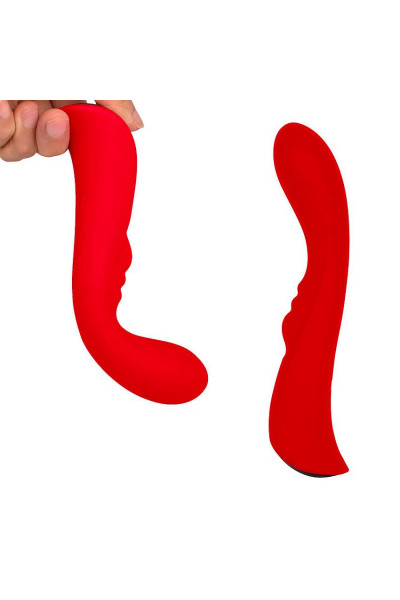 Красный вибромассажер 6 Silicone G-Spot Fun - 19,1 см. Красный вибромассажер 6 Silicone G-Spot Fun - 19,1 см.