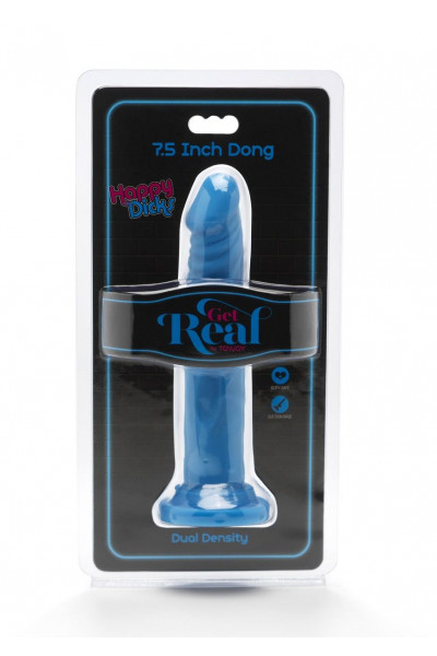 Голубой фаллоимитатор на присоске Happy Dicks Dong 7.5 inch - 19 см. Голубой фаллоимитатор на присоске Happy Dicks Dong 7.5 inch - 19 см.