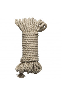 Бондажная пеньковая верёвка Kink Bind Tie Hemp Bondage Rope 30 Ft - 9,1 м.