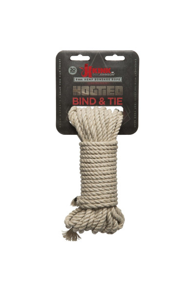 Бондажная пеньковая верёвка Kink Bind Tie Hemp Bondage Rope 30 Ft - 9,1 м. Бондажная пеньковая верёвка Kink Bind Tie Hemp Bondage Rope 30 Ft - 9,1 м.
