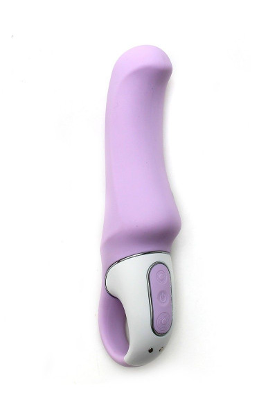 Сиреневый вибратор Satisfyer Charming Smile - 18,5 см. Сиреневый вибратор Satisfyer Charming Smile - 18,5 см.