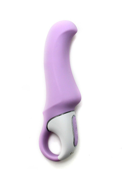 Сиреневый вибратор Satisfyer Charming Smile - 18,5 см. Сиреневый вибратор Satisfyer Charming Smile - 18,5 см.