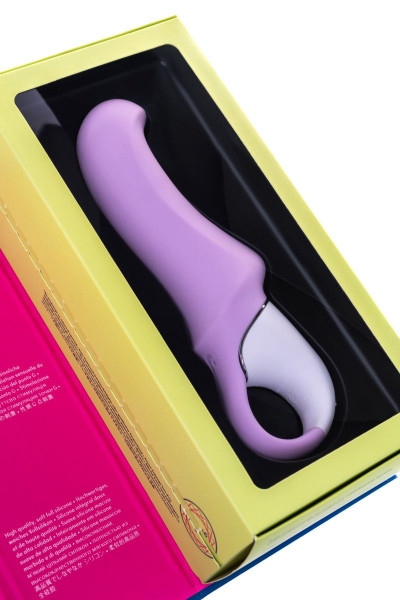 Сиреневый вибратор Satisfyer Charming Smile - 18,5 см. Сиреневый вибратор Satisfyer Charming Smile - 18,5 см.