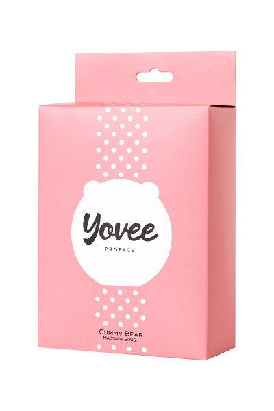 Розовый силиконовый массажер для лица Yovee Gummy Bear Розовый силиконовый массажер для лица Yovee Gummy Bear