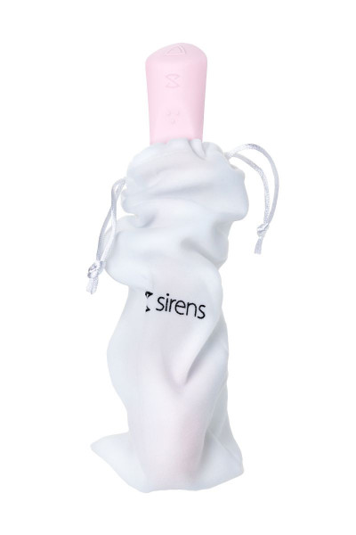 Нежно-розовый гибкий водонепроницаемый вибратор Sirens Venus - 22 см. Нежно-розовый гибкий водонепроницаемый вибратор Sirens Venus - 22 см.