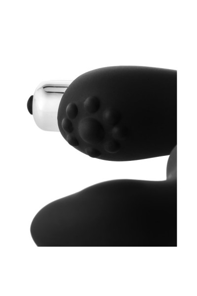 Черный вибромассажер простаты FantASStic Vibrating Prostate Massager - 11,3 см. Черный вибромассажер простаты FantASStic Vibrating Prostate Massager - 11,3 см.