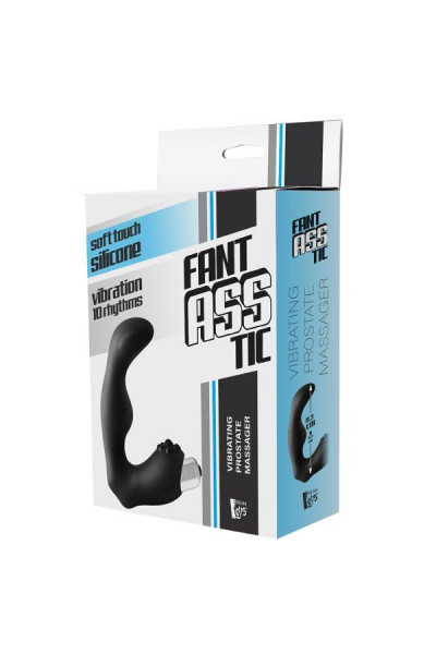 Черный вибромассажер простаты FantASStic Vibrating Prostate Massager - 11,3 см. Черный вибромассажер простаты FantASStic Vibrating Prostate Massager - 11,3 см.