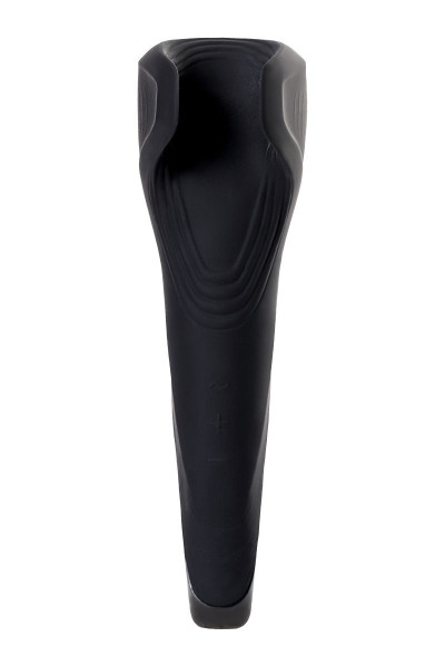Чёрный нереалистичный мастурбатор с вибрацией Satisfyer Men Wand Чёрный нереалистичный мастурбатор с вибрацией Satisfyer Men Wand