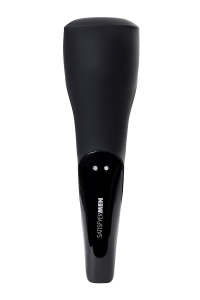 Чёрный нереалистичный мастурбатор с вибрацией Satisfyer Men Wand Чёрный нереалистичный мастурбатор с вибрацией Satisfyer Men Wand