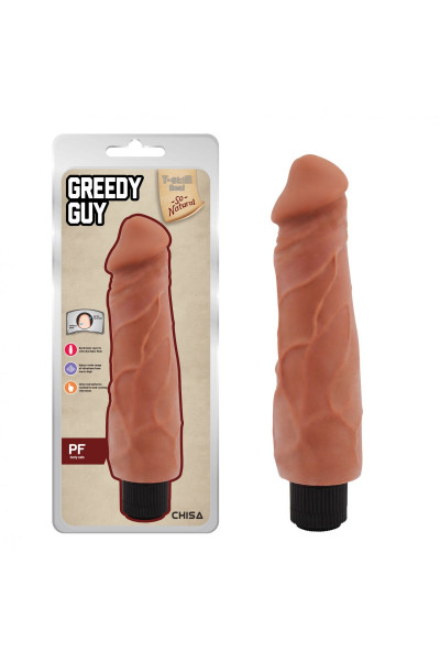 Кофейный вибратор-реалистик Greedy Guy - 24 см. Кофейный вибратор-реалистик Greedy Guy - 24 см.