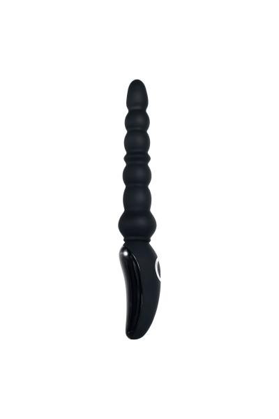 Черная анальная виброелочка Magic Stick - 22,6 см. Черная анальная виброелочка Magic Stick - 22,6 см.