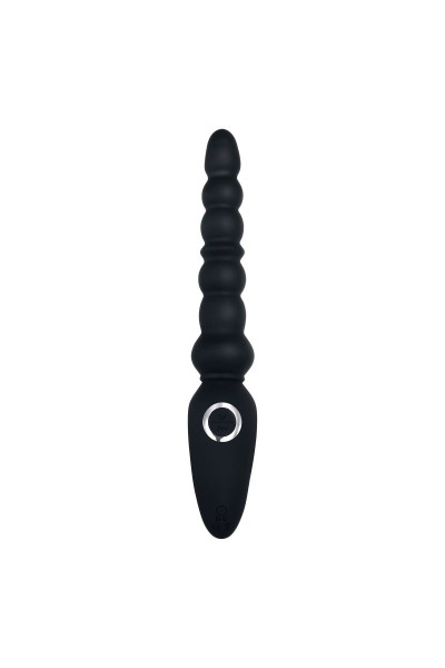 Черная анальная виброелочка Magic Stick - 22,6 см. Черная анальная виброелочка Magic Stick - 22,6 см.