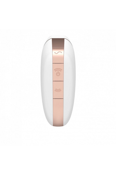 Белый вакуум-волновой вибростимулятор Satisfyer Love Triangle Белый вакуум-волновой вибростимулятор Satisfyer Love Triangle