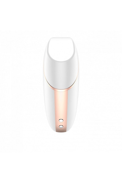 Белый вакуум-волновой вибростимулятор Satisfyer Love Triangle Белый вакуум-волновой вибростимулятор Satisfyer Love Triangle