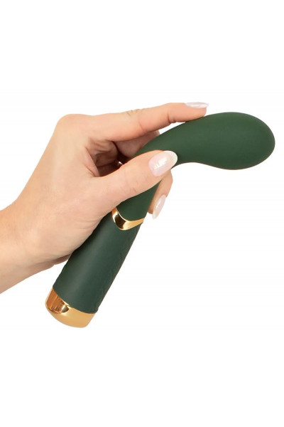 Зеленый стимулятор точки G Luxurious G-Spot Massager - 19,5 см. Зеленый стимулятор точки G Luxurious G-Spot Massager - 19,5 см.