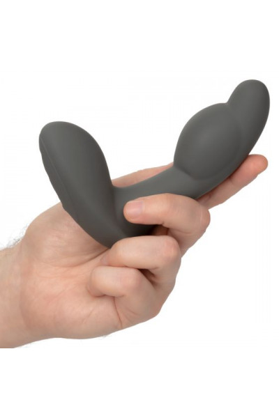 Серый стимулятор простаты Remote Control Inflatable Probe с вибрацией и функцией расширения - 11,5 см. Серый стимулятор простаты Remote Control Inflatable Probe с вибрацией и функцией расширения - 11,5 см.