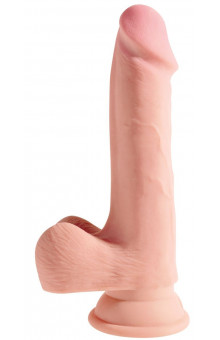 Телесный фаллоимитатор на присоске 7.5 Triple Density Cock - 22,9 см.
