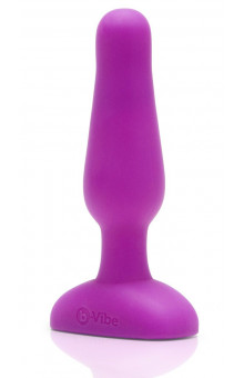 Анальная вибропробка NOVICE REMOTE CONTROL PLUG FUCHSIA - 10,2 см.