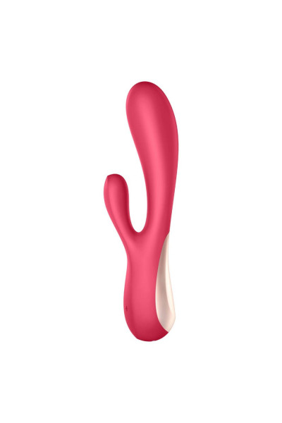 Красный вибратор-кролик Satisfyer Mono Flex с управлением через приложение - 20,4 см. Красный вибратор-кролик Satisfyer Mono Flex с управлением через приложение - 20,4 см.