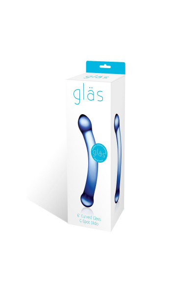 Синий изогнутый фаллоимитатор Curved G-Spot Glass Dildo - 16 см. Синий изогнутый фаллоимитатор Curved G-Spot Glass Dildo - 16 см.