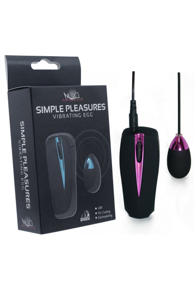 Черное виброяйцо Simple Pleasures Vibrating Egg Черное виброяйцо Simple Pleasures Vibrating Egg