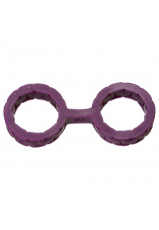 Фиолетовые силиконовые наручники Style Bondage Silicone Cuffs Small