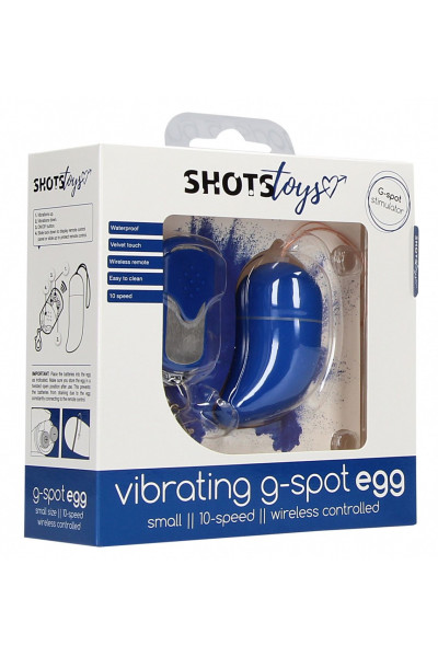Синее виброяйцо Small Wireless Vibrating G-Spot Egg Синее виброяйцо Small Wireless Vibrating G-Spot Egg
