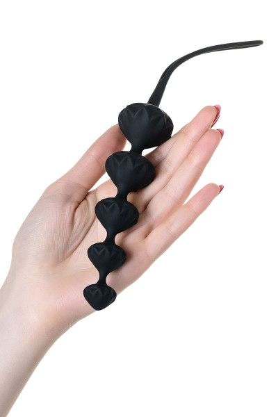Набор из 2 чёрных анальных цепочек Satisfyer Love Beads Набор из 2 чёрных анальных цепочек Satisfyer Love Beads